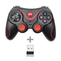 AOOKGAME  Wireless Bluetooth 3.0 Game Controller Terios T3/X3 For PS3/Android Smartphone Tablet PC With TV Box Holder T3+ Remote Gamepad