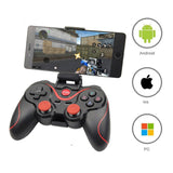 AOOKGAME  Wireless Bluetooth 3.0 Game Controller Terios T3/X3 For PS3/Android Smartphone Tablet PC With TV Box Holder T3+ Remote Gamepad