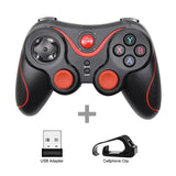 AOOKGAME  Wireless Bluetooth 3.0 Game Controller Terios T3/X3 For PS3/Android Smartphone Tablet PC With TV Box Holder T3+ Remote Gamepad