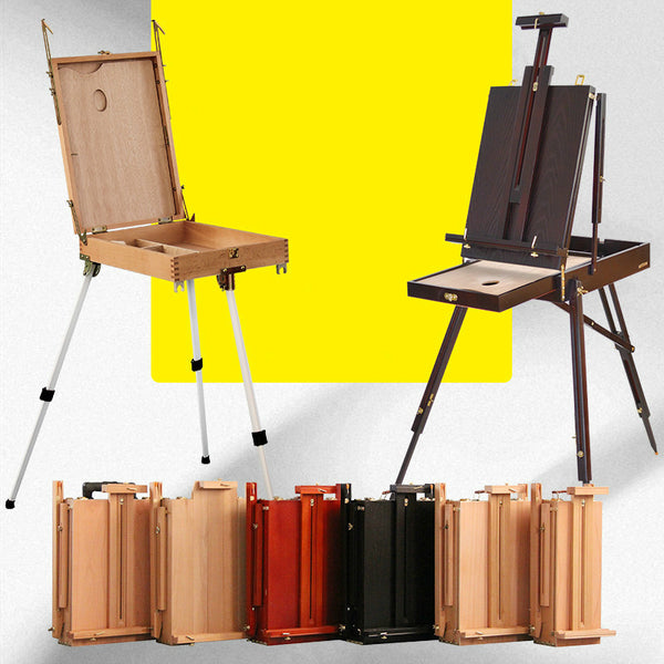 Large Portable Oil Paint Easel For Artist Wooden Easel Painting Stand –  AOOKMIYA