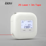 Xiaomi AKKU 2 in 1 Digital Laser Measure Laser Ranging Tape with LCD Display Measuring Tape Laser Rangefinder Measuring Tools