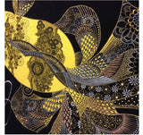 ZIG Kuretake GANSAI 6 Color Starry Colors Solid Paints Metallic Gold Watercolor Pigment For Drawing Art Supplies