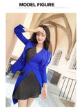 AOOKDRESS spring new skirt suit Korean commuter temperament slim vest stitching dress small suit jacket