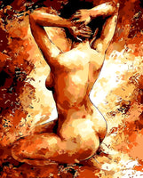 AOOKMIYAcross language  And Sexy Girl DIY Painting By Numbers Adults Drawing On Canvas Pictures By Numbers Paintings Wall Decor