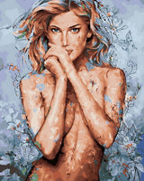 AOOKMIYAcross language  And Sexy Girl DIY Painting By Numbers Adults Drawing On Canvas Pictures By Numbers Paintings Wall Decor