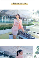 AOOKDRESS spring and summer new professional dress suit sexy sleeveless buttocks dress show slim suit coat