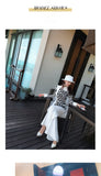 AOOKDRESS spring and summer playful western style suit female lapel long-sleeved jacket flared pants suit two-piece temperament