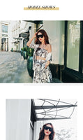 AOOKDRESS spring/summer dress new fashion temperament women's pants set sexy wrap corset print hit color thin foot trousers