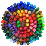 Deli Watercolor Pen 100 Color Set Children Washable Color Pen Primary School Art Multicolor Painting Brush Drawing Pens