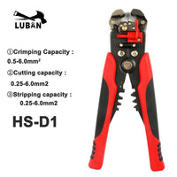 HS-D1 D4 D5 24-10 0.2-6.0 wire stripper Multifunctional automatic stripping pliers Cable wire Strippers Crimping tools Cutting