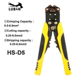 HS-D1 D4 D5 24-10 0.2-6.0 wire stripper Multifunctional automatic stripping pliers Cable wire Strippers Crimping tools Cutting