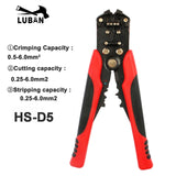 HS-D1 D4 D5 24-10 0.2-6.0 wire stripper Multifunctional automatic stripping pliers Cable wire Strippers Crimping tools Cutting