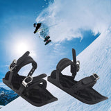 Skiing Mini Sled Outdoor Snow Board Ski Boots High Quality Adjustable Bindings Portable Skiing Shoes Combine Skates With Skis