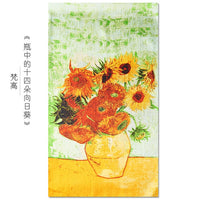 DANKEYISI New Silk Scarf Van Gogh's Famous Oil Painting Art Works Printed Scarf Women Scarf Luxury Brand Designer Scarves Female