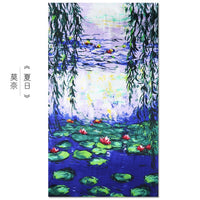 DANKEYISI New Silk Scarf Van Gogh's Famous Oil Painting Art Works Printed Scarf Women Scarf Luxury Brand Designer Scarves Female