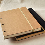 New 2020 100% Hight Quality Vintage Loose-leaf Doodle Album  Retro Sketch Book  Blank Diary Graffiti Draw Sketch Book Gift