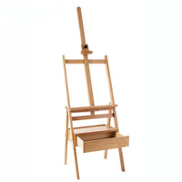 Adjustable Beech Easel for The Artist Painting Sketch Easel Drawing Table Box Oil Paints Easel Table Art Supplies for Painting