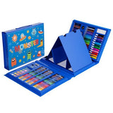 176 PCS Art Set Built-In Easel Artist Crayon Drawing Paint Brush Pens For Kids Birthday Gifts Box Art Painting Supplies