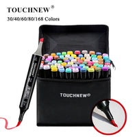 TOUCHNEW 30//40/60/80 Soft Brush Markers Pen Set Sketch Brush Markers Alcohol Based Markers Manga Drawing Animation Art Supplies