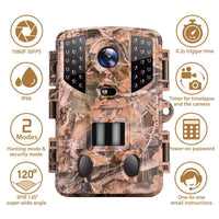 SUTEKCAM 20MP 1080P Trail Camera Wireless Hunting Cameras PR900 PhotoTraps Night Vision Wildlife Surveillance Wild Tracking Cam