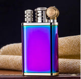 New CHIEF Permament Match Lighter Kerosene Wheel Oil Lighter Windproof Ten Thousands Matches Dual Purpose Lighters Cool Men Gift