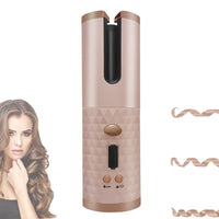 Auto Rotating Curling LED Display Temperature Wireless Automatic Curling Iron Hair Curler LCD Curly Hair Machine