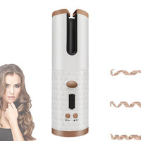 Auto Rotating Curling LED Display Temperature Wireless Automatic Curling Iron Hair Curler LCD Curly Hair Machine