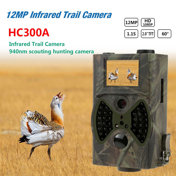 Hunting Trail Camera HC300A 16MP Night Vision 1080P Video Wireless Wildlife Cameras Cams for Hunter Photos Trap Surveillance