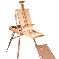 Portable Folding Durable French Easel Wooden Sketch Box Artist Painters Tripod  Painting Supplies Easels