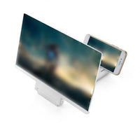3D screen mobile phone amplifier 8 inch HD video magnifying glass projector Practical portable projectors