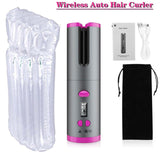 Auto Ceramic Hair Curler Wireless Curling Iron Hair Waver Tongs Curling Wand Air Curler USB Cordless Crimping Hair Iron Curler