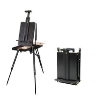 Travel Portable Easel Beech Wood Drawing Easel Painting Easel For Artist Wooden Art Easel With Wheels