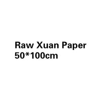 Pure Xuan Paper Chinese Calligraphy Painting Special Raw Xuan Paper 100sheet Thicken Chinese Calligraphy Half Ripe Rice Paper