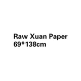 Pure Xuan Paper Chinese Calligraphy Painting Special Raw Xuan Paper 100sheet Thicken Chinese Calligraphy Half Ripe Rice Paper