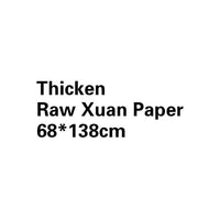 Pure Xuan Paper Chinese Calligraphy Painting Special Raw Xuan Paper 100sheet Thicken Chinese Calligraphy Half Ripe Rice Paper