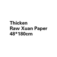 Pure Xuan Paper Chinese Calligraphy Painting Special Raw Xuan Paper 100sheet Thicken Chinese Calligraphy Half Ripe Rice Paper