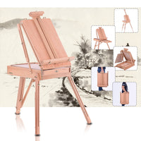 Professional Art Easel Artist Folding Drawing Sketchbook for Artists Wooden Easel Paint Sketch Drawing Tripod Stand for Oil