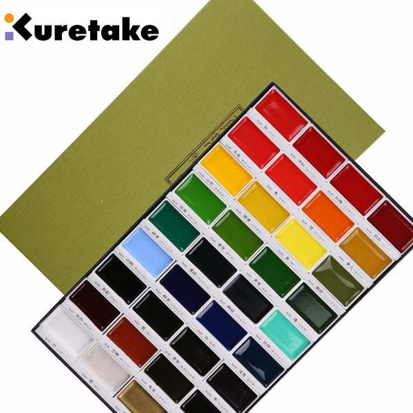 Kuretake Gansai Tambi Watercolor Paint MC20/Starry Pearl Gem 12V 18V 24V 36V 48V Colors