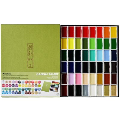 Kuretake Gansai Tambi Watercolor Paint Set 24 Colors MC20/24V