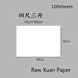 Chinese Rice Paper Thicken Raw Xuan Papers Painting Calligraphy Half Ripe Rice Papers Rijstpapier Carta Di Riso Shoji Paper