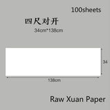 Chinese Rice Paper Thicken Raw Xuan Papers Painting Calligraphy Half Ripe Rice Papers Rijstpapier Carta Di Riso Shoji Paper