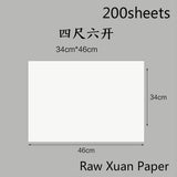 Chinese Rice Paper Thicken Raw Xuan Papers Painting Calligraphy Half Ripe Rice Papers Rijstpapier Carta Di Riso Shoji Paper