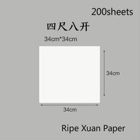 Chinese Rice Paper Thicken Raw Xuan Papers Painting Calligraphy Half Ripe Rice Papers Rijstpapier Carta Di Riso Shoji Paper