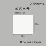 Chinese Rice Paper Thicken Raw Xuan Papers Painting Calligraphy Half Ripe Rice Papers Rijstpapier Carta Di Riso Shoji Paper