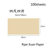 Chinese Rice Paper Thicken Raw Xuan Papers Painting Calligraphy Half Ripe Rice Papers Rijstpapier Carta Di Riso Shoji Paper