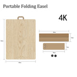 Folding easel portable wooden painting easel sketch set painting easel 4k drawing board