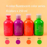 Children's gouache pigment set 250ml washable gouache pigment diy non-toxic finger paint pigment painting supplies