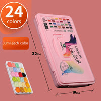 20/24 color jelly gouache paint set / painting art student painting watercolor paint / art supplies/ art supplies for artist
