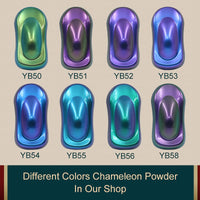 Chameleon Pigments Color Acrylic Paint Powder Coatings Chameleon Dye for Automotive Crafts Ceramics