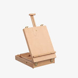 Multifunctional Adjustable  Easel with Integrated Wooden Box Art Drawing Painting Table  Oil Paint Suitcase Desktop  Art Supplie